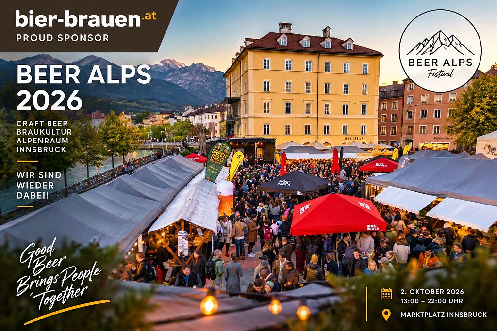 Beer Alps 2026 – bier-brauen.at ist wieder Sponsor